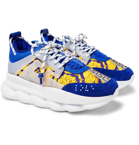 versace men's chain reaction sneakers|versace chain reaction price.